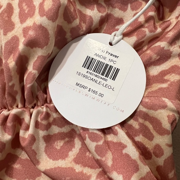 NWT TORI PRAVER Plunge Neckline One-piece - Picture 9 of 9